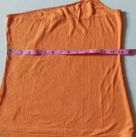 BCBGeneration women's Ribbed knit one choulder top M - Picture 4 of 9